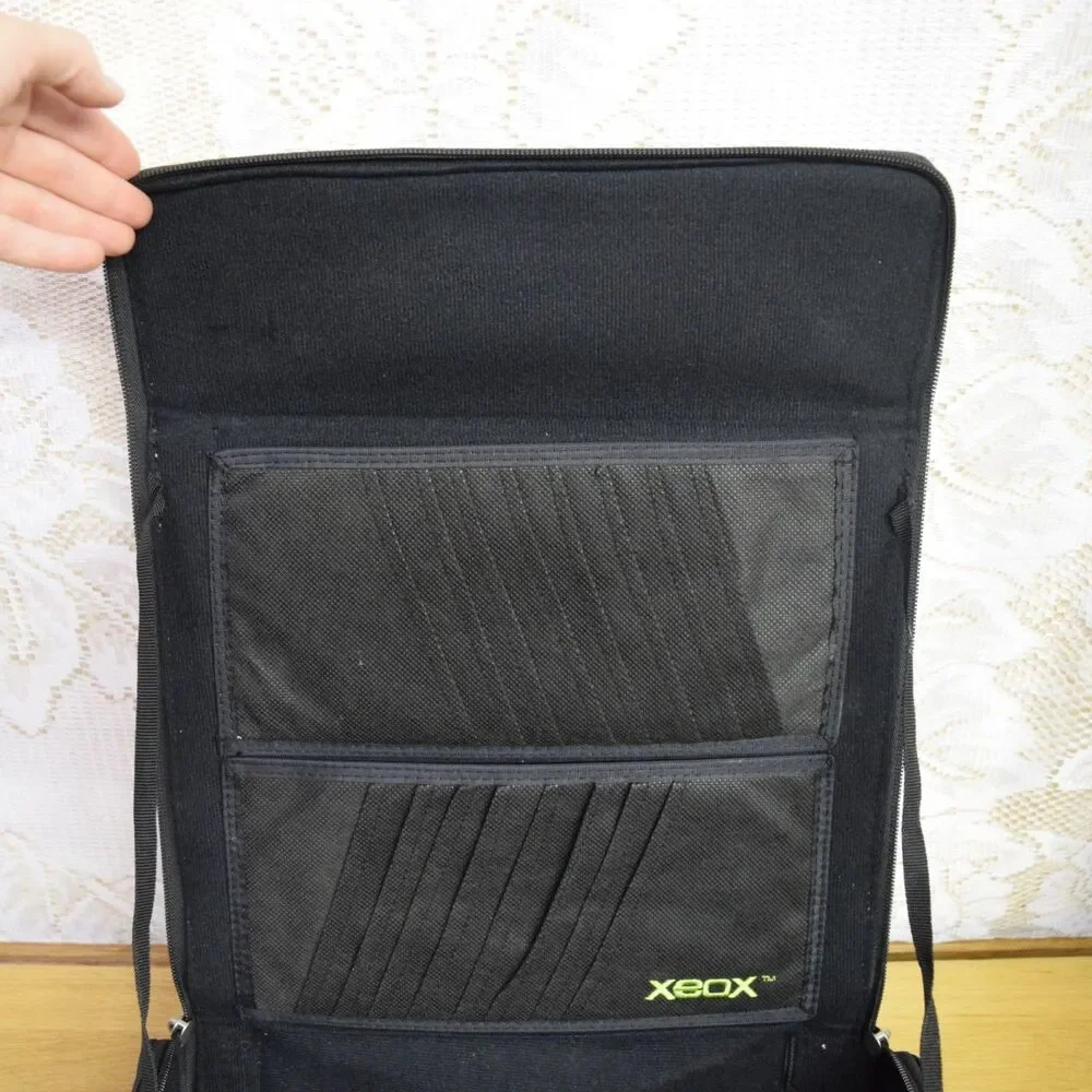 Official Microsoft Original Xbox NAKI Carrying Travel Bag w/ Shoulder Strap VTG